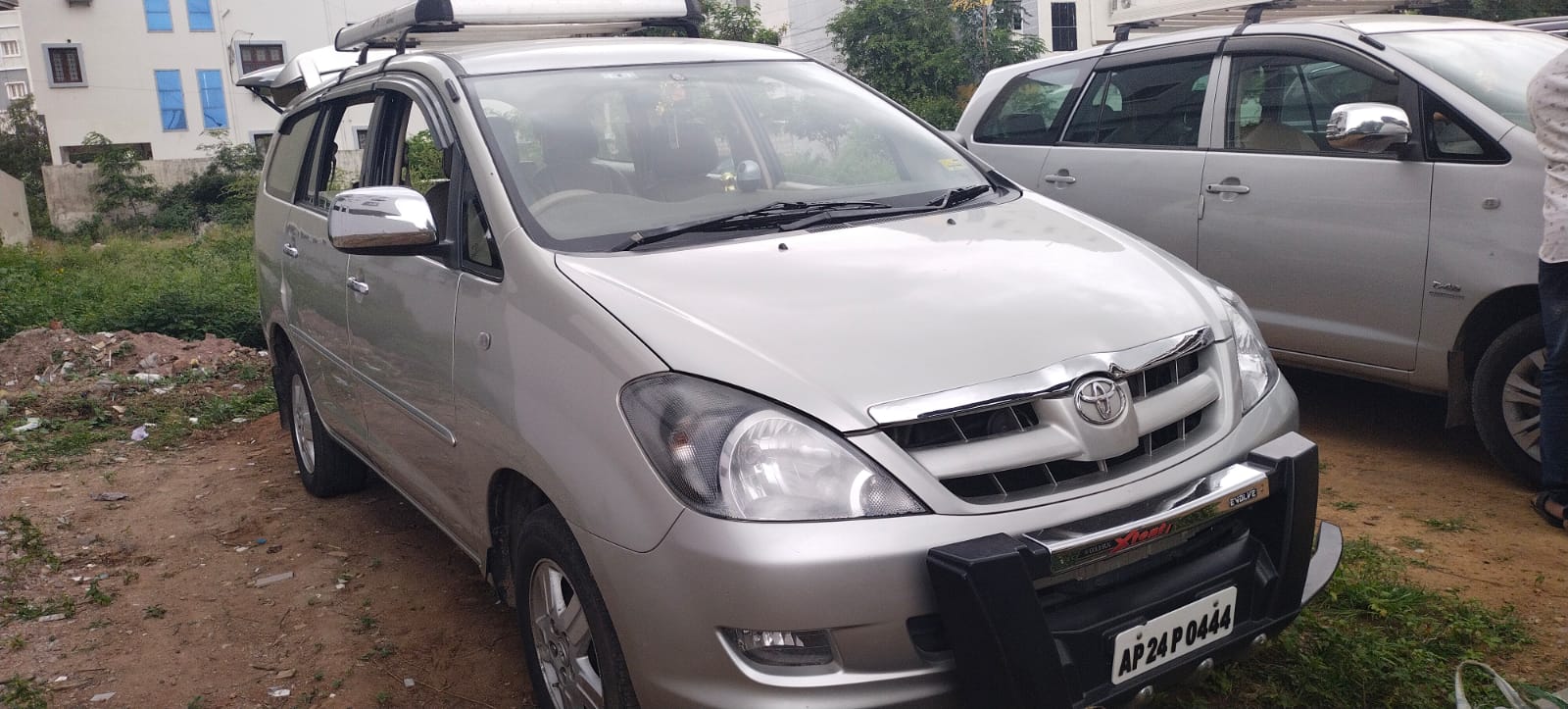 normal innova 8 seater on rent with driver